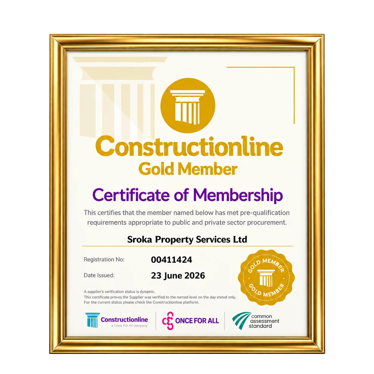 Certificates